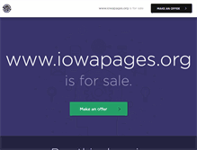 Tablet Screenshot of iowapages.org